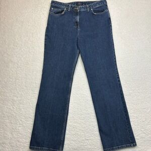 Brooks Brothers 346 Jeans Women's 12 Blue Denim Cotton Stretch (Fits 32x30)